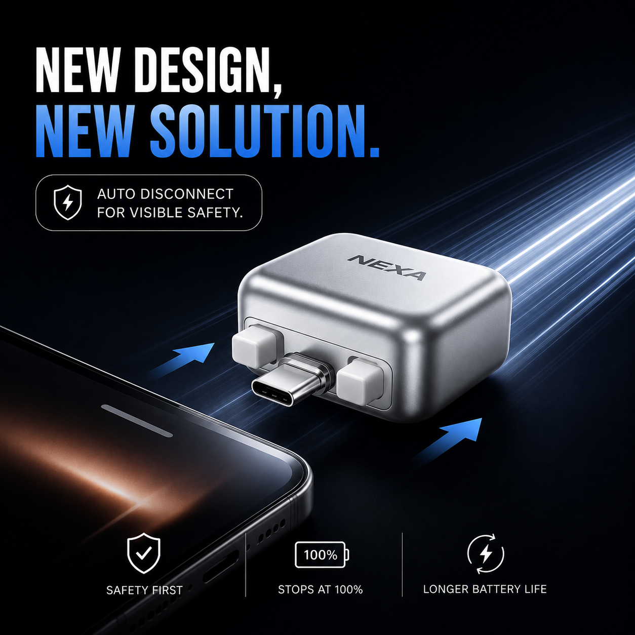 NEXA Charge™ Smart Autopop Charger